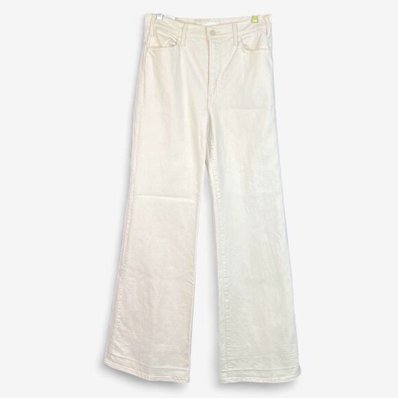 MOTHER Denim Hustler Roller Heel Wide Leg in Act Natural sz 30 - Picture 1 of 11